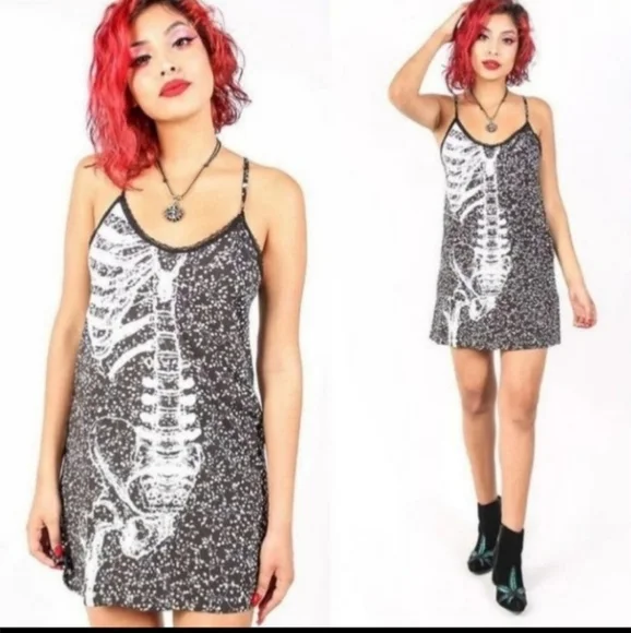 NWT Iron Fist Death Breath Slip Dress M - Picture 5 of 8